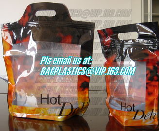 Rotisserie Chicken Pouches, Polypropylene Pouches, Aluminum Foil Bags, Stand Up Pouches Stand Up Zipper Bag with Portabl