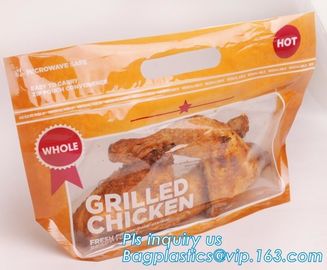 quality fried chicken bag,roasted chicken Zip lockk packaging bag,hot roast chicken bag, Hot roast chicken bag/Instant chi