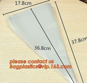 cone shape custom print clear plastic christmas candy bag,cone shaped clear candy treat opp bag,Various Styles Christmas