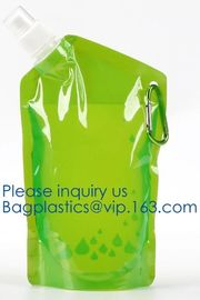Customized Climbing Printed BPA Free Foldable T-shirt Shaped Bottle Collapsible Water Bottle Bag,250ml-600ml Foldable Co