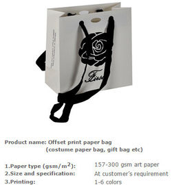 New Wholesale Recycled Fancy Custom Paper Shopping Bag With Logo Print