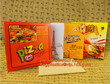 Custom Printed Corrugated Cardboard Recycle Paper Pizza Box Manufacturer, custom kraft paper pizza box, fast food box