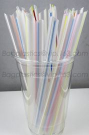 compost plastic drinking straw for drink promotion, juice drink sraw, food grade biodegradable plastic drinking straw
