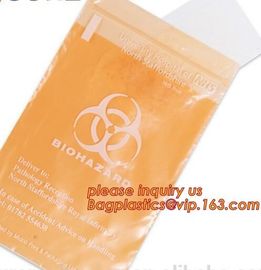 3-wall Biohazard Specimen Bags, Laboratory Specimen Transport Bags, Two Pocket Specimen Bag, bagplastics, bagease, pac