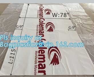 top covers clear plastic window covers printed pallet covers, Jumbo PE Plastic Type Reusable Pallet Cover, Gusseted Side