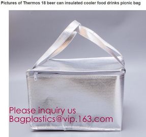 Factory Thermal Bag For Food, Cold Thermal Insulated Lunch Cooler Bag,Grocery Food Delivery Extra Large Insulated Non Wo