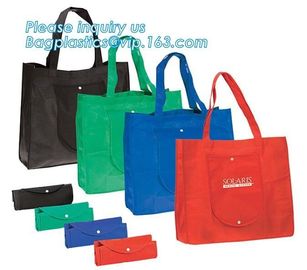 Chinese suppliers custom printed shopping portable hand non woven bag with print logo, Promotional Custom non woven bag