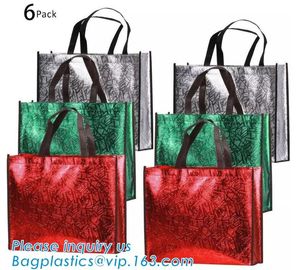 Custom collapsible reusable folding non woven bag murah shopping bags, Recycelable non woven bag carry shopping bag