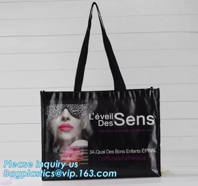 High Quality Color Logo Printed Grocery Promotional And Reusable Non Woven Shopping Tote Bag, Biodegradable, Compostable