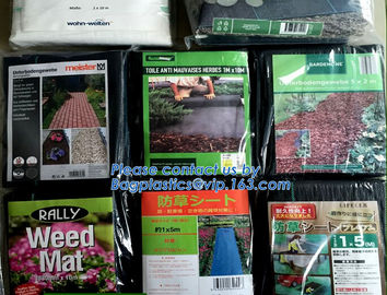 Garden Agricultural Weed Mat,Plastic Ground Cover, Weed Control Mat, pp woven grass mat, black woven pp fabric