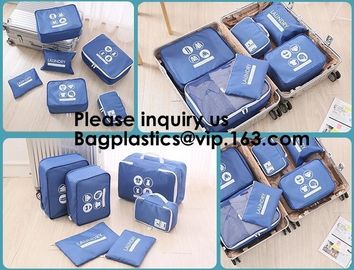 Polyester Travel Packing Cubes For Male And Female, Luggage Organizer,Packing Cubes Medium/Small Luggage Packing Travel