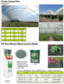 Green house film, pp non-woven weed control sheet,mulch film w/pull-off hole,plant protect sleeve film w/hole, micro hol