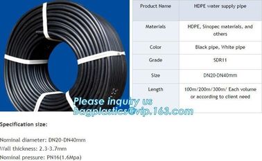 HDPE Pipe Buried PE Pipe for Fuel Gas Station 63mm,pipe and fittings,PN6/PN8/PN10/PN12 HDPE Pipes 90mm for Water and Irr
