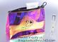 EVA High Quality Holographic neon New Design Custom PVC Jelly Bag Cosmetic Custom Make up Bag for Women BAGEASE PACKAGE
