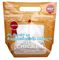 Hot roast chicken bag/hot roast plastic packaging bag for duck,chicken,fish, Fried Chicken Packaging Clear Microwaveable