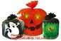 Halloween Pumpkin Leaf Bags Bundle: 2 Different Sets of Lantern Leaf Bags,Outdoor 30 Microns Jumbo Plastic Halloween Pum