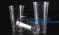 Amazon Hot Selling 9 oz Gold Rimmed Clear Plastic Tumblers Plastic Cups Fancy Disposable Wedding Cups bagplastics bageas