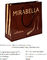 custom printed luxury retail paper shopping bag, Durable Custom Printed Recycle Twist Handle White Kraft Craft Paper
