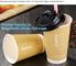 12oz PLA paper cup from China supplier,double wall paper cup printed disposable paper cup for coffee, BAGPLASTICS, BAGEA