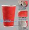 Custom Disposable Striped Paper Cup Ripple Wall Paper Coffee Cups,Printed Disposable Coffee Paper Cup with Lid PACKAGE