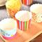 Disposable Craft single Wall Paper Cup Smoothie Cups With Lid,6oz disposable ice cream paper cup logo printed bowls for