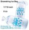 Ldpe disposable Plastic drawstring 10 Lb ice bags, Reusable FDA Safe Food Grade Plastic Drawstring Ice Bag, Heavy Duty C