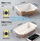 Kraft Rose Luxury Packaging Paper Lunch Box For Bento Malaysia Disposable 3 Compartment Folding Fast Food Burger Creativ