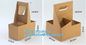 Eco Friendly Disposable Kraft Paper Take Out 2 Pack Coffee Cup Drink Carriers 2 Pack Paper Cup Holders bagease package