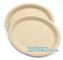 Biodegradable plate food grade green sugarcane bagasse plate,10&quot; sugarcane ecofriendly disposable oval plate bagease pac