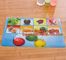 Wholesale price dining mat PVC Fabric silicone placemat table mat,tableware accessories round plastic placemat PVC water