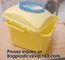 OEM 3l 5l 10l 12l 21l 22l yellow hospital biohazard medical needle disposal plastic safety sharps container