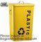Kitchen/Home/Household/Outdoor/Recycling,Copper Garbage Can Tin Garbage Bin,Pedal Tin Waste Bin,galvanized metal Tin gar