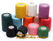 Nonwoven Self Adhesive Colored Vet Wrap Pet Care Sports Elastic Cohesive Bandage,100% cotton zinc-paste elastic bandages