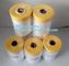 Disposable PE pre-taped self static cling masking film, Cover mask plastic drop film PE protection film with tape, BAGEA