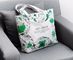China Custom Logo Promotion Zipper Grocery Shopping 8OZ Canvas Make Up Tote Cotton Bag,350X400MM Custom screen printing