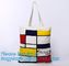 Fashion classy mix colors jute cotton shoulder handle bags for ladies shopping with rope handle,Promotion Custom Organic