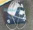 Custom Laundry Polyester Waterproof Drawstring Cosmetic Bag,custom long handle polyester supermarket shopping bag pack