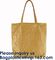Recyclable Customized Printing Handbag Brown Tyvek Tote Bag Natural Tyvek Paper Shopping Bag, Bagease, Bagplastics