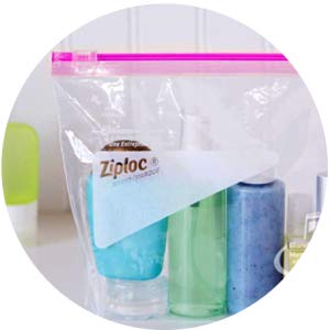 Zip lock - IT’S A SHOWER CADDY