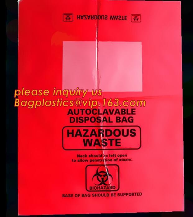 Biohazard Garbage Bag for hospital Waste, Biohazard medical waste