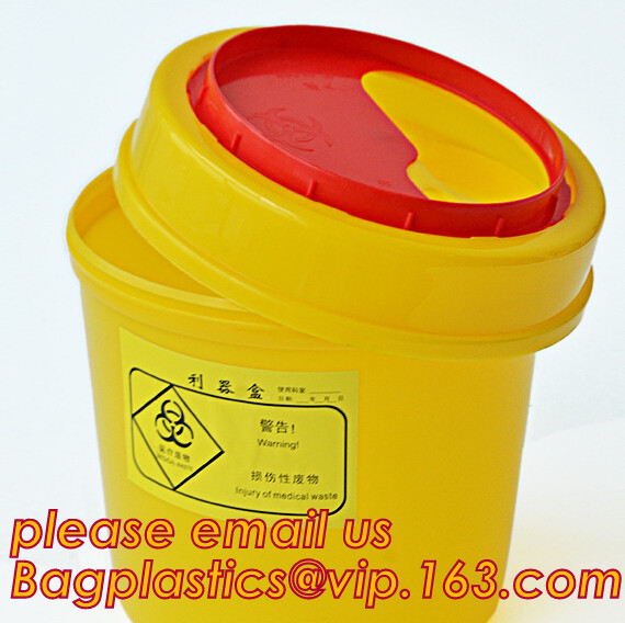 Medical Plastic Disposable Wall Mounted Un3291 Sharp Container