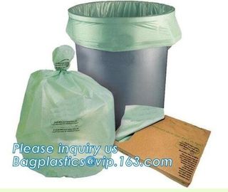 Biodegradable disposable compostable plastic bag and corn starch bag, Eco friendly biodegradable compostable plastic bag