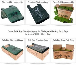 customized flushable toilet compostable plastic dog poop bag / balloon dog, Compostable Packing Bag, Compostable biodegr