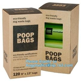 Eco friendly Custom Doggy Poop Bag dispenser for Dog Waste, biodegradalbe dog poop bag with dispenser eco friendly dog