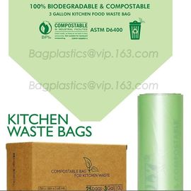 biodegradable and compostable shopping checkout bag, recycled plastic shopping garbage bag on roll, biodegradable food