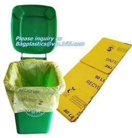 biodegradable and compostable garbage bin liners, kitchen bin liner compostable flat trash bag on roll, bin liner in rol