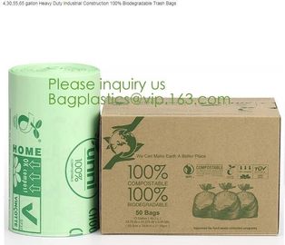 Bio material Bio plastic eco material eco plastic,Scented Compostable Bio Degradable Garbage Bags With Logo bagplastics