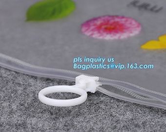 promotional bag clear slider Zip lockk pvc bag, slider Zip lockk pvc travel cosmetic bag, Zip lockk bags gusset pvc plastic ba