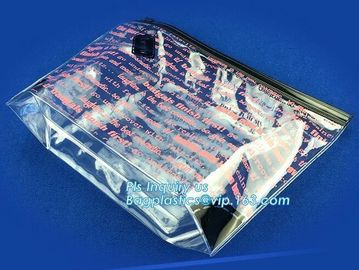 PVC Slider zipper bag plastic bag with zipper, slider zipper plastic bag for packaging, slider zipper pvc pouch clear vi