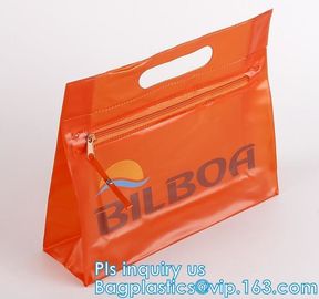 vinyl a3 / a4 / a5 plastic pvc mesh zipper bag, Eco-friendly Slider Zipper Flat Plastic Bag For Document or Swimwear, zi